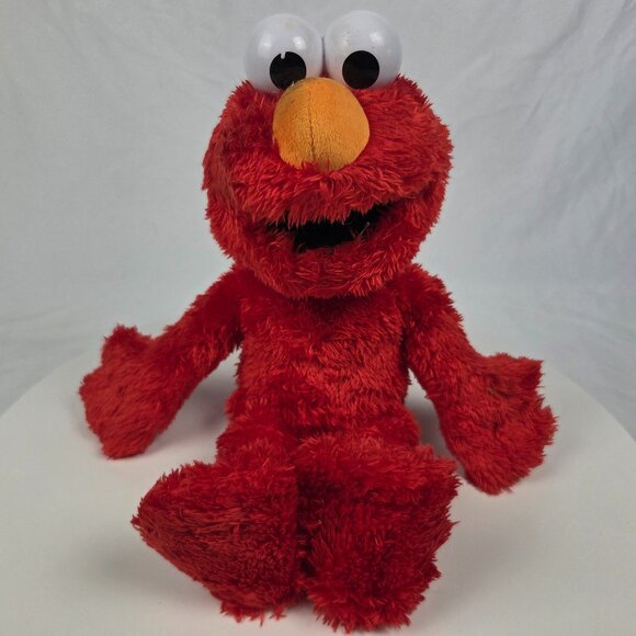 Sesame Street Tickliest Tickle Me Elmo, Laughing, Talking, 14-Inch Elmo Plush - Picture 1 of 3